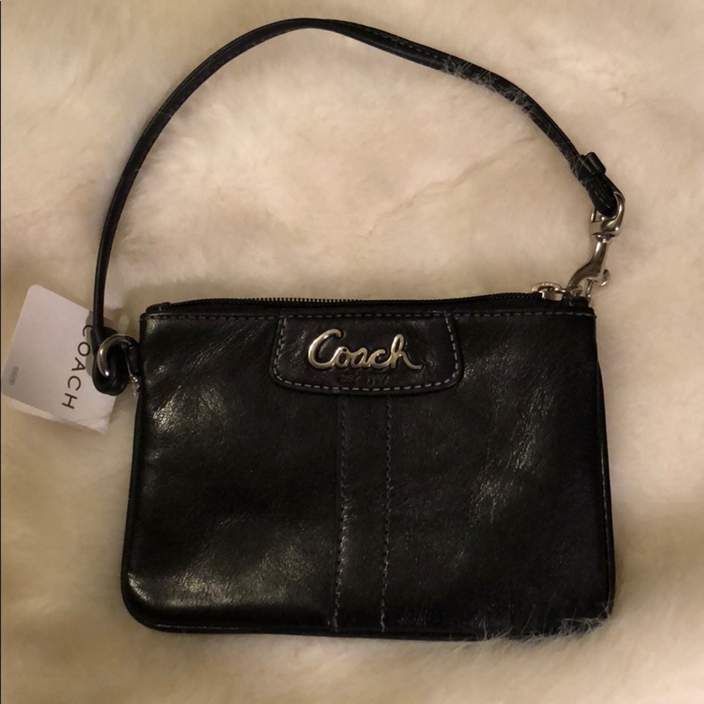 Coach Penelope Leather Wristlet